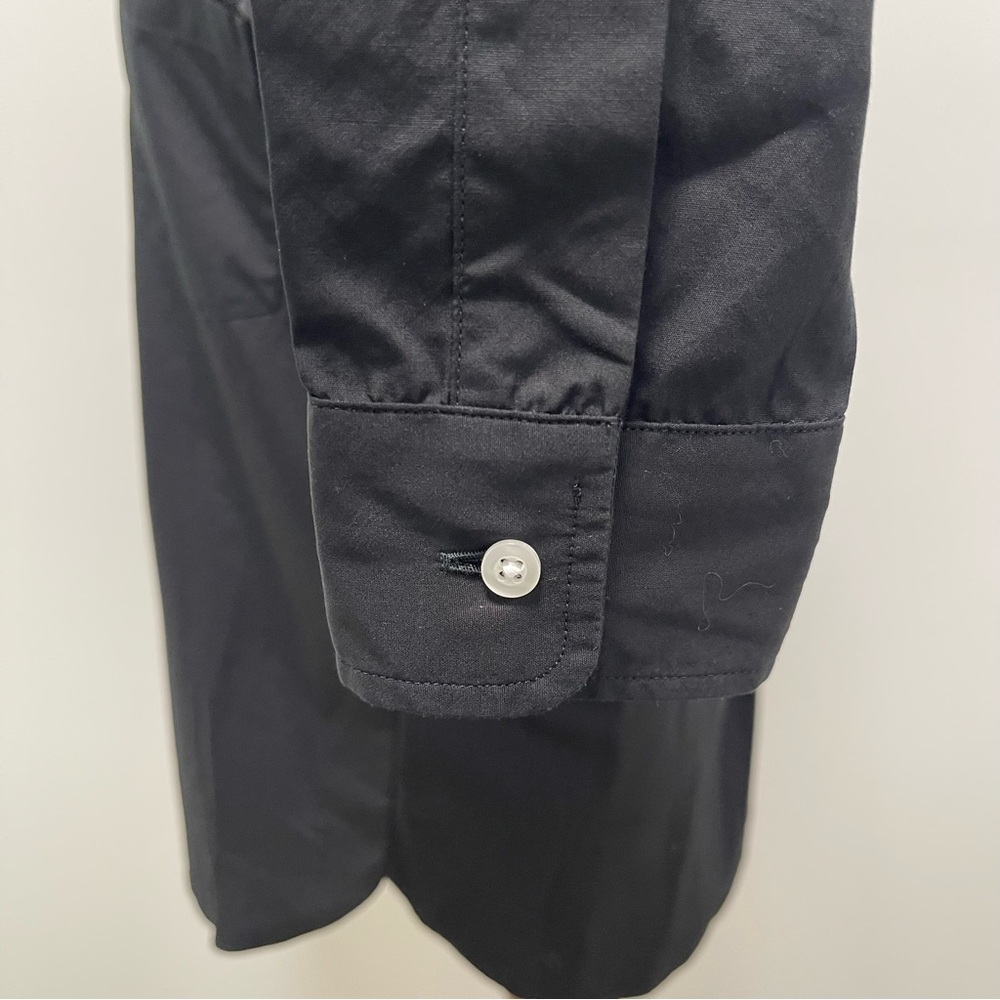 Frank & Eileen Joedy Boyfriend Button Front Black Shirt Size X-Small - Picture 6 of 13